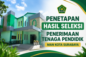 PENETAPAN HASIL SELEKSI PENERIMAAN TENAGA PENDIDIK MAN KOTA SURABAYA